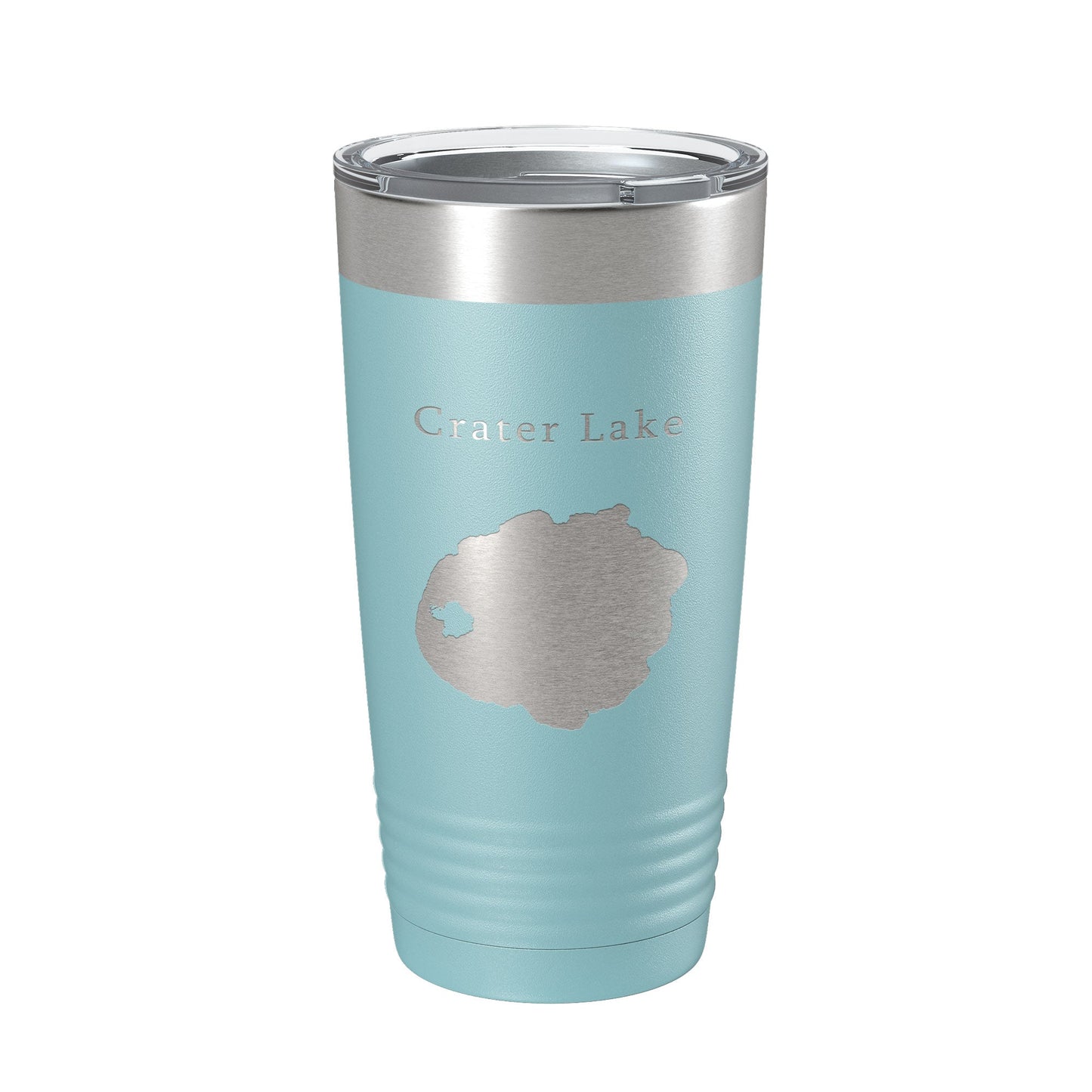Crater Lake Map Tumbler Travel Mug Insulated Laser Engraved Coffee Cup Oregon 20 oz-13