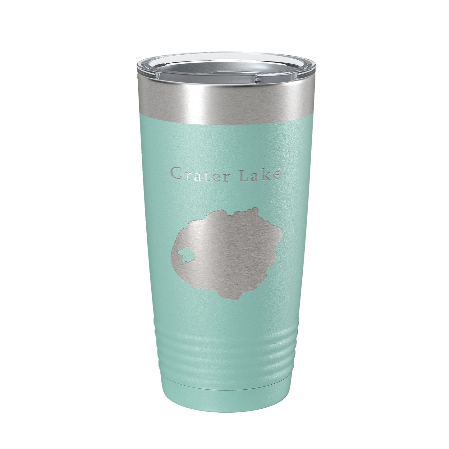 Crater Lake Map Tumbler Travel Mug Insulated Laser Engraved Coffee Cup Oregon 20 oz-12