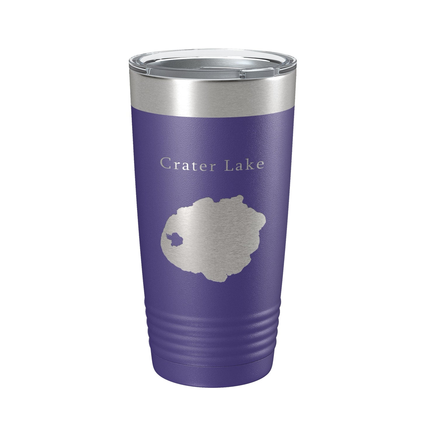 Crater Lake Map Tumbler Travel Mug Insulated Laser Engraved Coffee Cup Oregon 20 oz-15