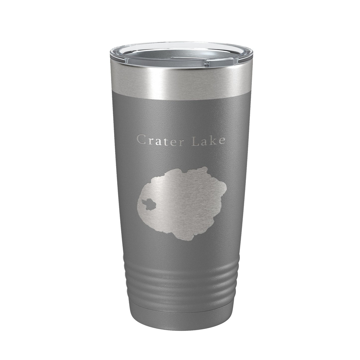 Crater Lake Map Tumbler Travel Mug Insulated Laser Engraved Coffee Cup Oregon 20 oz-16
