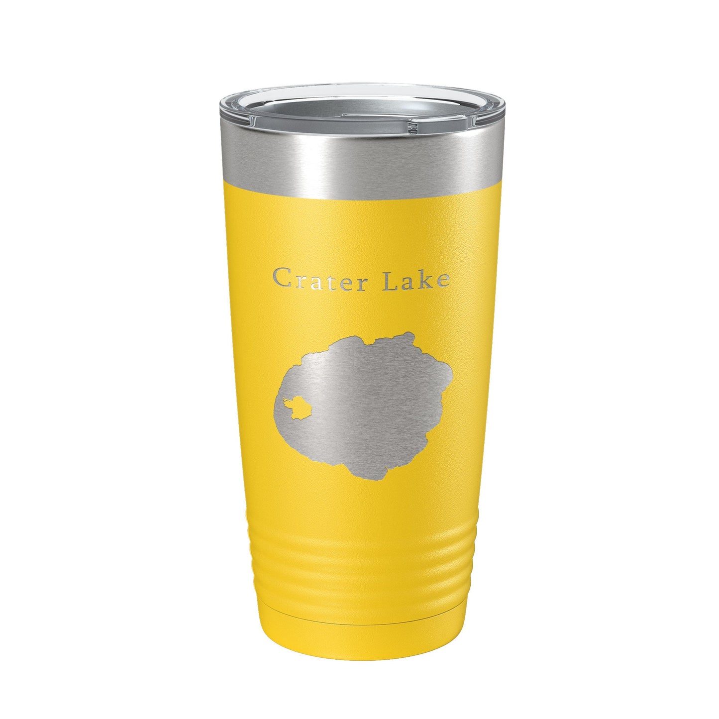 Crater Lake Map Tumbler Travel Mug Insulated Laser Engraved Coffee Cup Oregon 20 oz-19