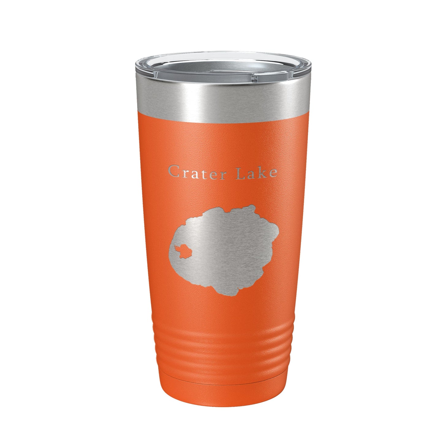 Crater Lake Map Tumbler Travel Mug Insulated Laser Engraved Coffee Cup Oregon 20 oz-17