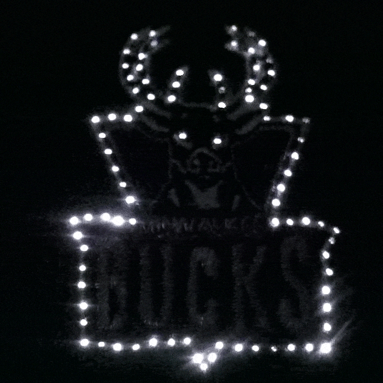 Milwaukee Bucks Flashing Fiber Optic Cap-2