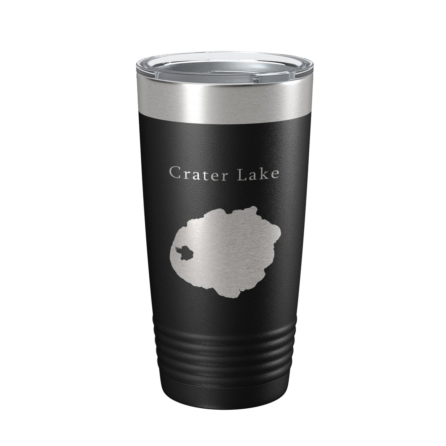 Crater Lake Map Tumbler Travel Mug Insulated Laser Engraved Coffee Cup Oregon 20 oz-5